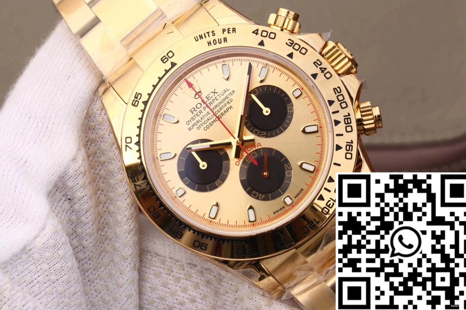 Dial 116508 Gold Factory Yellow Daytona Cosmograph Rolex JH 0418
